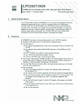 DataSheet LPC2927 pdf